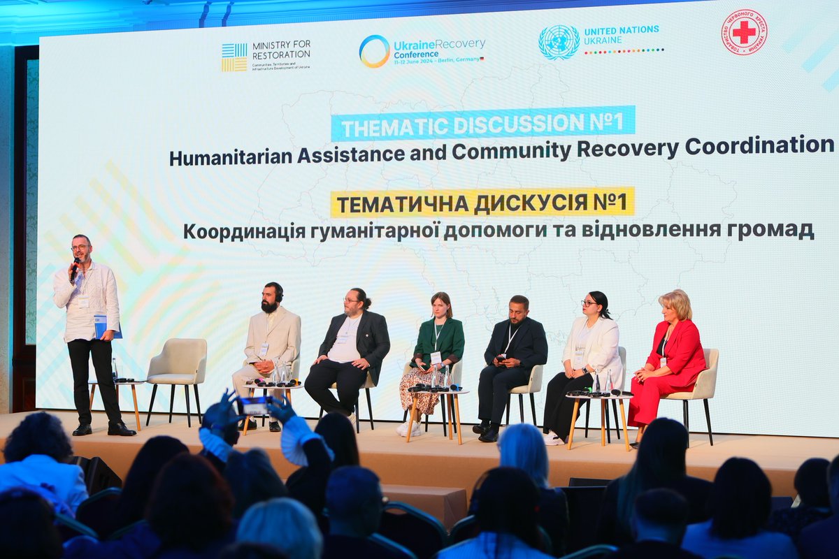 During today's Inclusive Community Recovery Forum in Ukraine, @WHO shared thoughts on recovery efforts in the health field. Health system recovery extends beyond rebuilding facilities and focuses on restoring essential services like rehabilitation and primary care. @UN_Ukraine