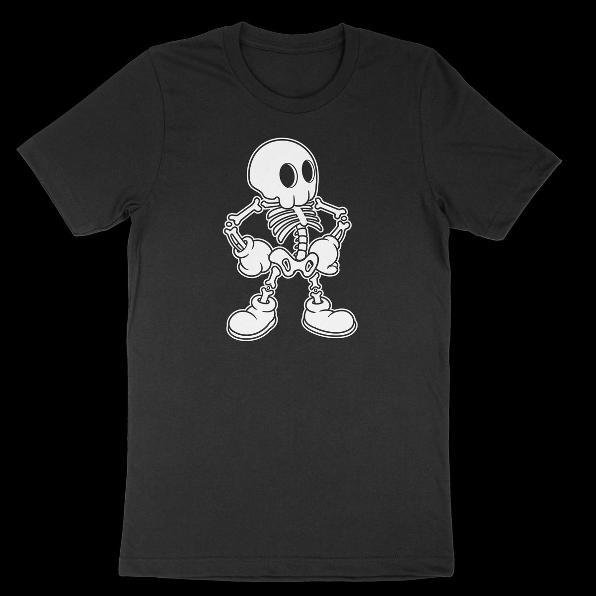 vintageskeleton's tweet image. Skelly T-Shirt and Pixel Skelly Dad Hat: shop.vintageskeleton.tv - #tshirt #skeleton #dadhat