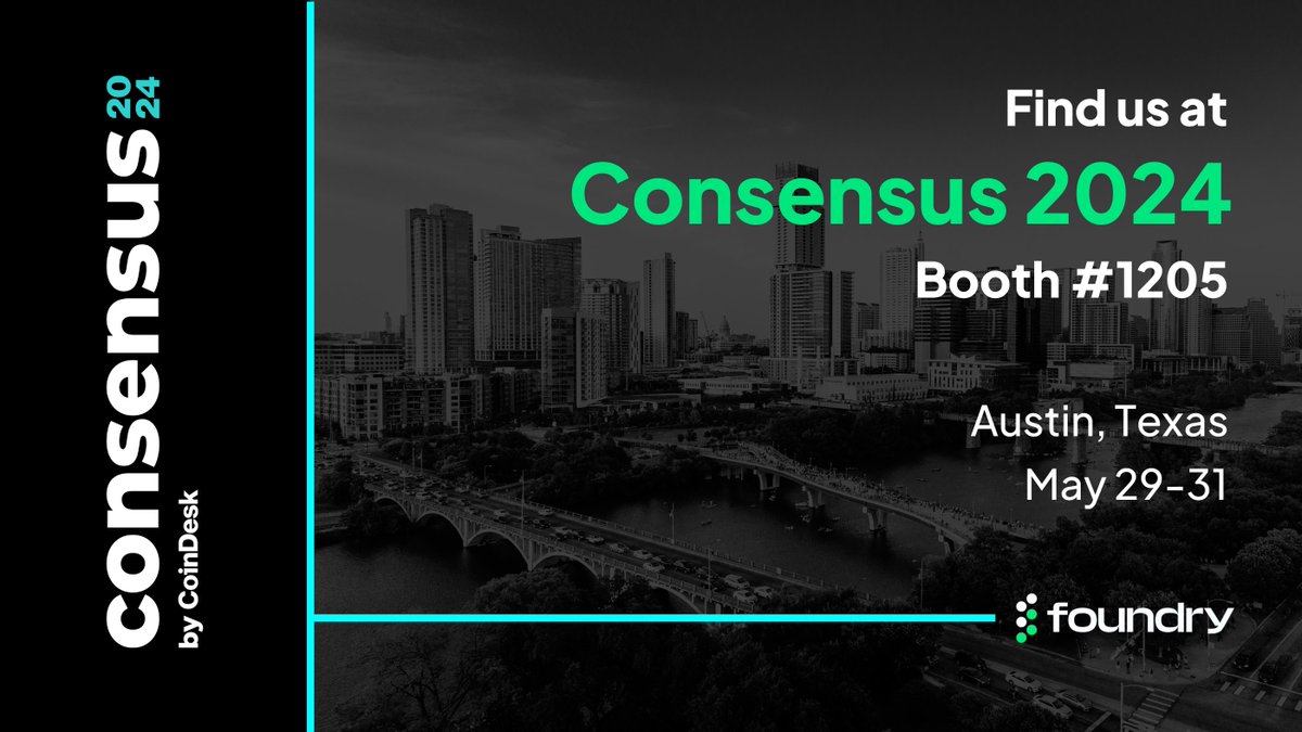 Stop by booth #1205 at @consensus2024 to chat with our team about our suite of mining services, or reach out to your relationship manager to schedule a meeting.