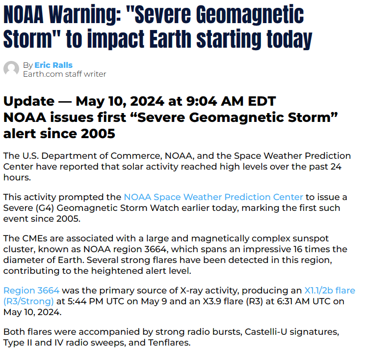 #geomagneticstorm is coming...