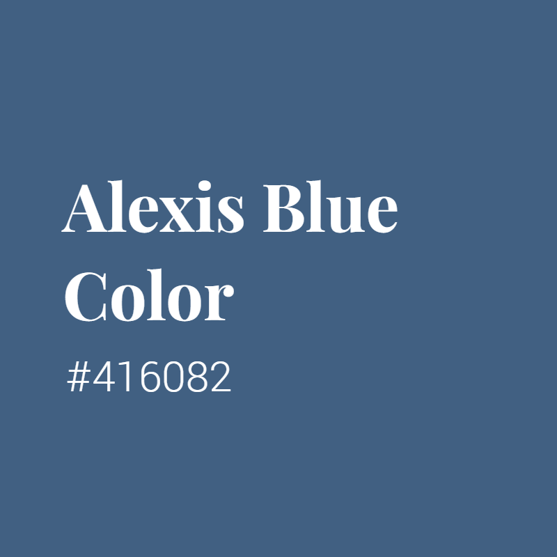 Alexis Blue color #416082 A Warm Color with Blue hue! 
 Tag your work with #crispedge 
 crispedge.com/color/416082/ 
 #WarmColor #WarmBlueColor #Blue #Bluecolor #AlexisBlue #Alexis #Blue #color #colorful #colorlove #colorname #colorinspiration