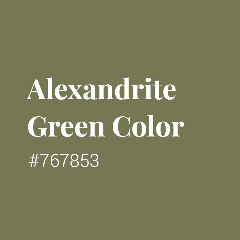 Alexandrite Green color #767853 A Cool Color with Green hue! 
 Tag your work with #crispedge 
 crispedge.com/color/767853/ 
 #CoolColor #CoolGreenColor #Green #Greencolor #AlexandriteGreen #Alexandrite #Green #color #colorful #colorlove #colorname #colorinspiration