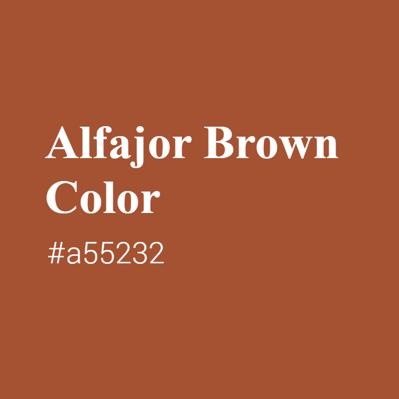 Alfajor Brown color #a55232 A Cool Color with Orange hue! 
 Tag your work with #crispedge 
 crispedge.com/color/a55232/ 
 #CoolColor #CoolOrangeColor #Orange #Orangecolor #AlfajorBrown #Alfajor #Brown #color #colorful #colorlove #colorname #colorinspiration