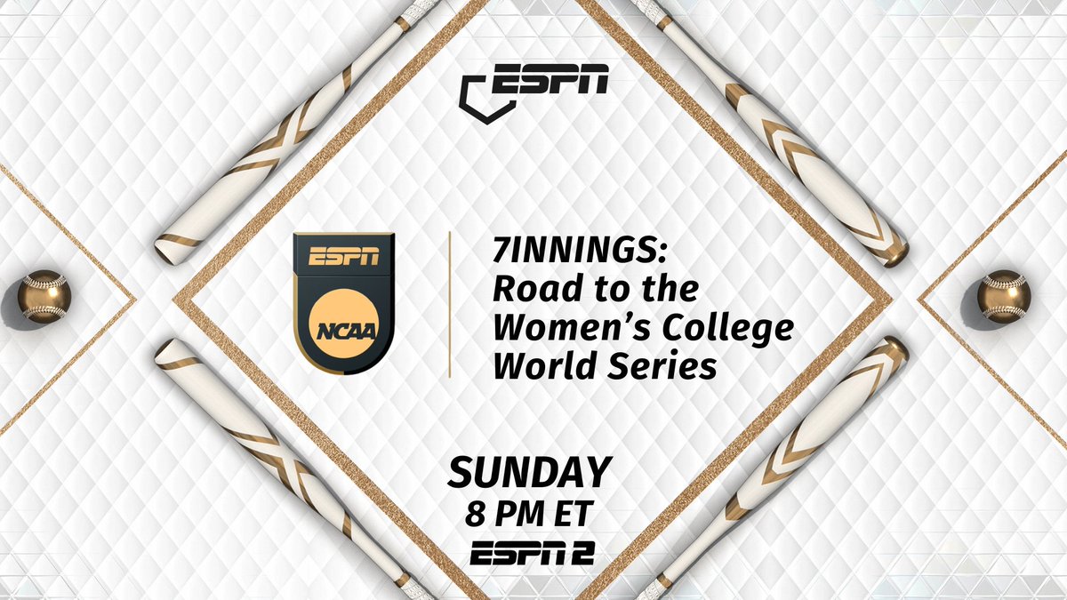 Sunday on ESPN2, @NCAASoftball Field of 64 unveiled

Bracket Breakdown
🎙️@bethmowins, @MicheleSmith32, @jessmendoza, @ascarborough, @sportsiren

🥎7p | NCAA Softball Championship Selection Special Presented by Capital One
🥎8p | 7Innings: Road to the Women’s College World Series