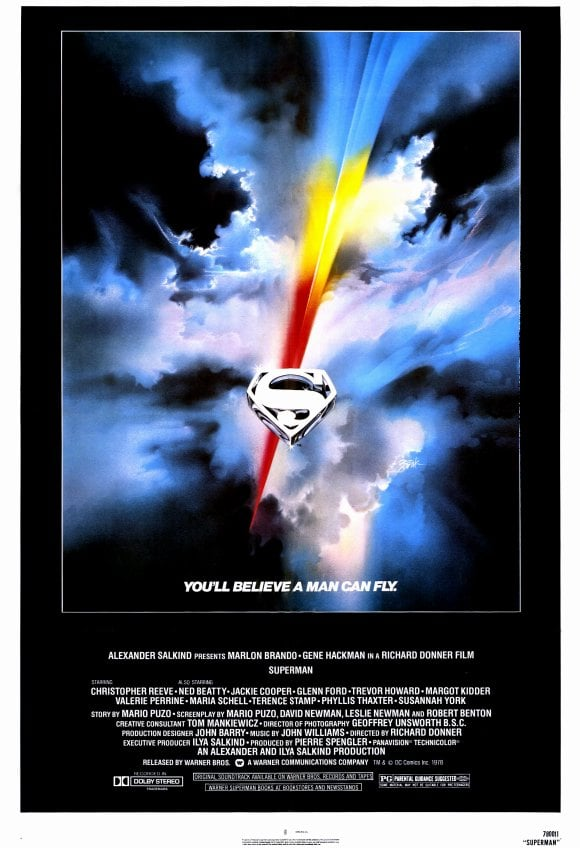 nickfarina's tweet image. What's YOUR favorite #Superman movie poster from the original Christopher Reeve films?💥