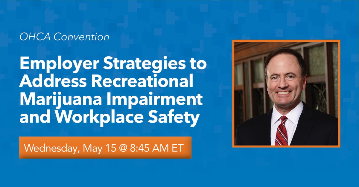 BrickerGraydon's tweet image. As #Marijuana laws evolve swiftly, it's more crucial than ever for employers to stay ahead of the curve. Join us at the #OHCAConference on May 15, where attorney Bill Creedon will shed light on vital strategies. Gain invaluable insights &amp;amp; actionable tips! #MarijuanaLegalization