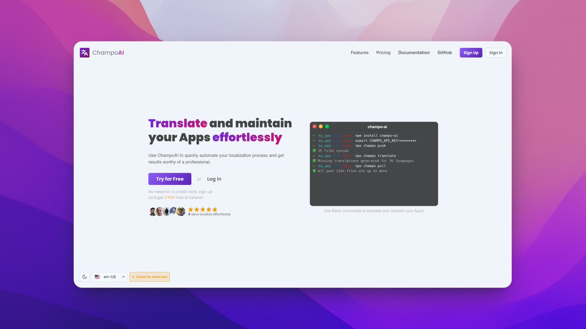 Hey i'm Gab ! 

Check out projects I built in this 3 last months 👇

🇺🇳 ChampoAI
champo.ai
Translate and maintain your Apps effortlessly

🏞️ SocialScreenshots
socialscreenshots.com
Turn your screenshots and code, into beautiful images easily.

#buildinpublic