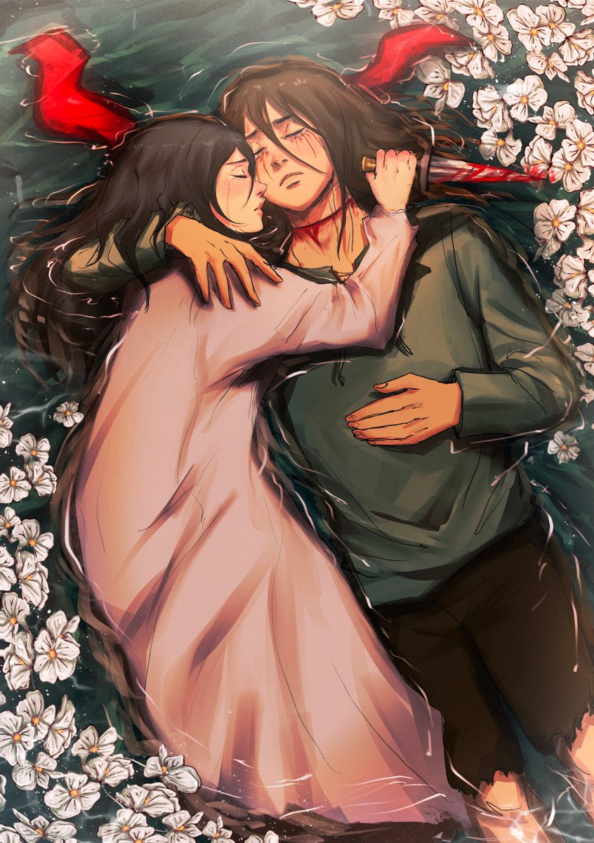 The Death of Lovers - Poem 

archiveofourown.org/works/55815442 

#Eremika #AttackOnTitan