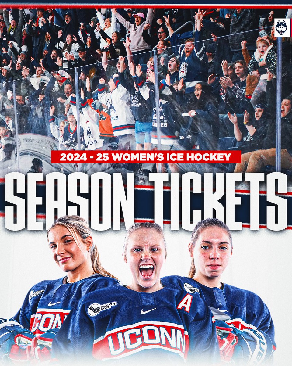 UConnWHOC's tweet photo. 🚨SEASON TICKET’S ON SALE NOW🚨

UConn Nation you don’t want to miss your chance to see us in Toscano next season👀

Use the link below  to purchase

🔗 https://t.co/zhQNpHUPuH https://t.co/7gc8Ox0Hxn