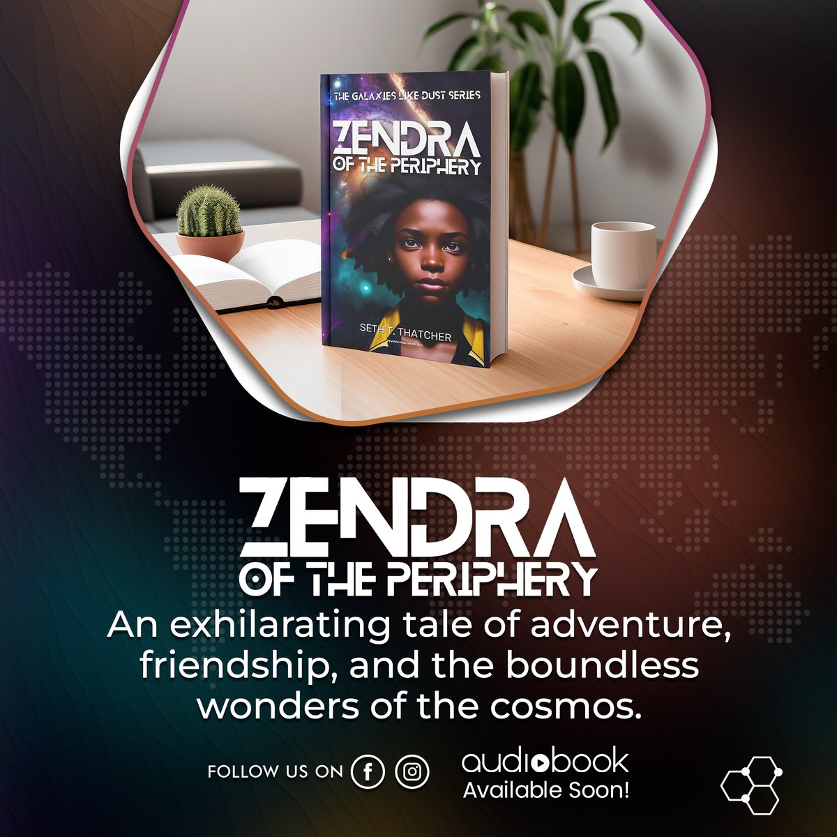 Embark on a cosmic voyage with "Zendra of the Periphery" by Seth T. Thatcher!  Don't miss this exhilarating tale of adventure, friendship, and the boundless wonders of the cosmos.
Audiobook available soon!
amazon.com/Zendra-Periphe… #GalaxiesLikeDust#TransgalacticAdventure