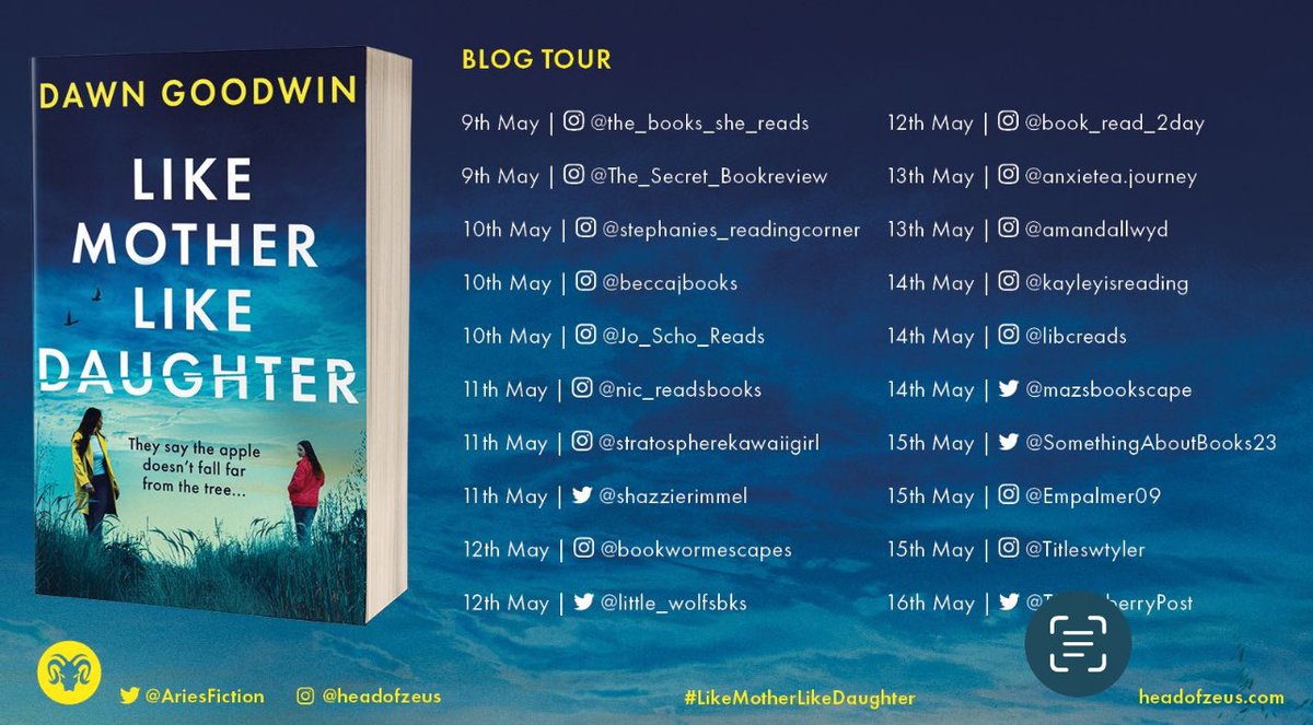 It’s been my stop on the @AriesFiction #blogtour today for #LikeMotherLikeDaughter by @DGoodwinAuthor A fascinating glimpse of suburbia, where old feuds and new secrets clash… Full review: instagram.com/p/C6x0QX5oWxb/…
