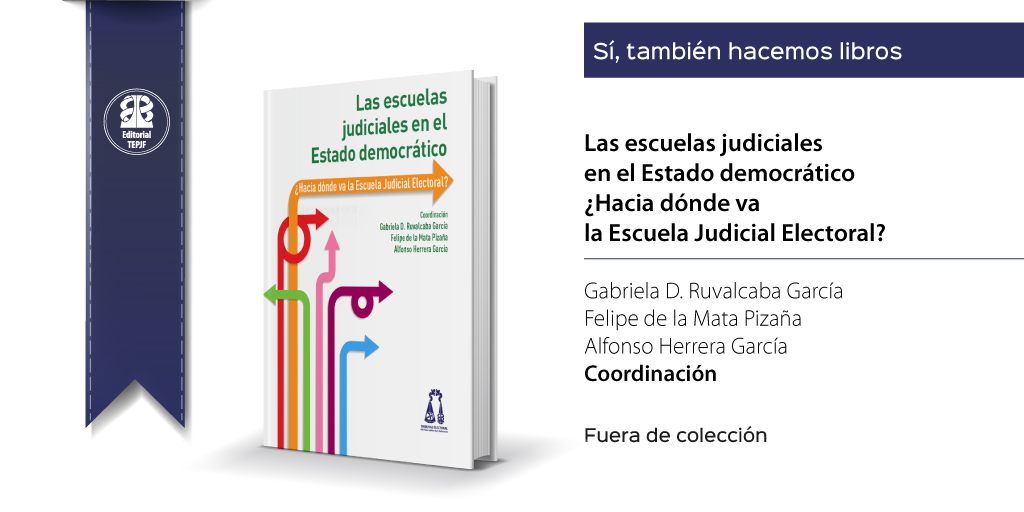 📚#HablemosDeLibros | “El conjunto de reflexiones que aquí se reúnen abonan a un punto de inflexión muy claro en la vida de las judicaturas: la función y la explicación de las escuelas judiciales en el proceso democrático”.👇