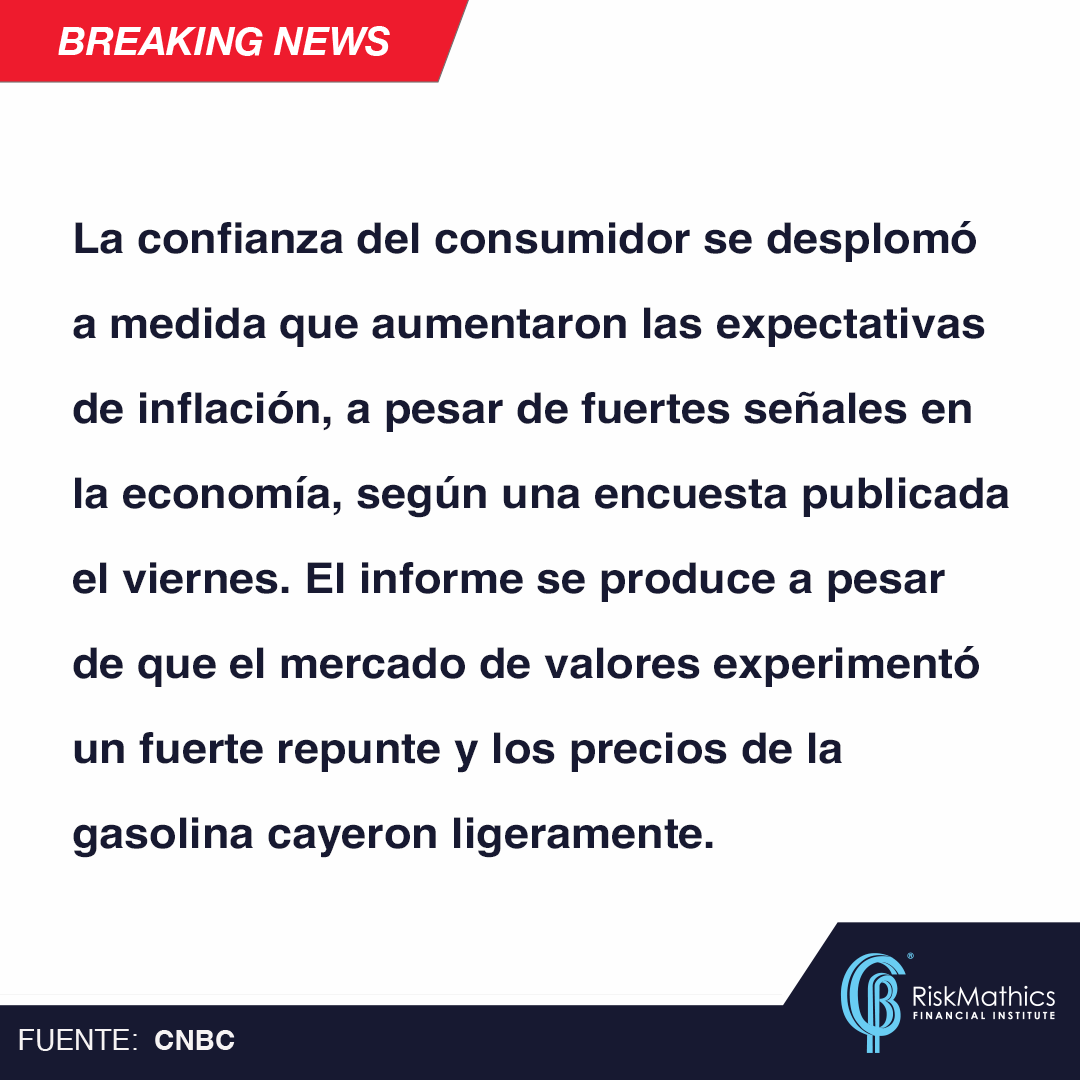 RiskMathicsFI's tweet photo. Permanece al día con las innovaciones más recientes en Finanzas, Trading, IA y Tecnología.: https://t.co/JU1QDq2gRK
#riskmathics #risk #NextGenerationInFinancialTraining #CNBC #Consumidor #Finance #Inflación #Economy #Markets #MercadoDeValores #Price https://t.co/S5ei0nP2ZB