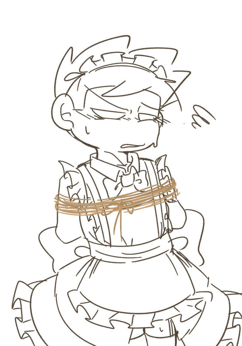 メイド服の推しはいつ描いたって良いものなのだよ