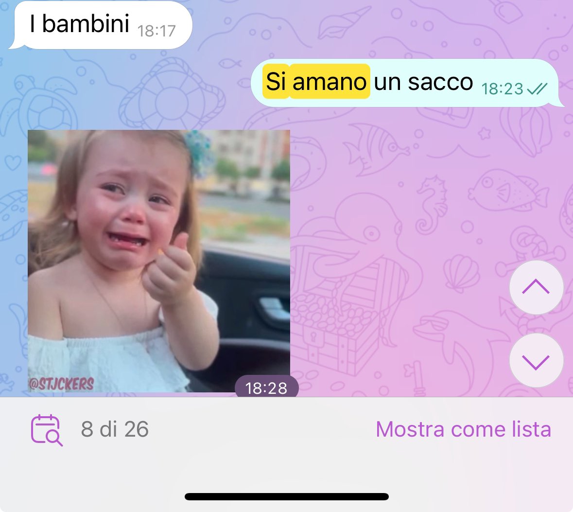 Onestamente le mie chat (chissà con chi)