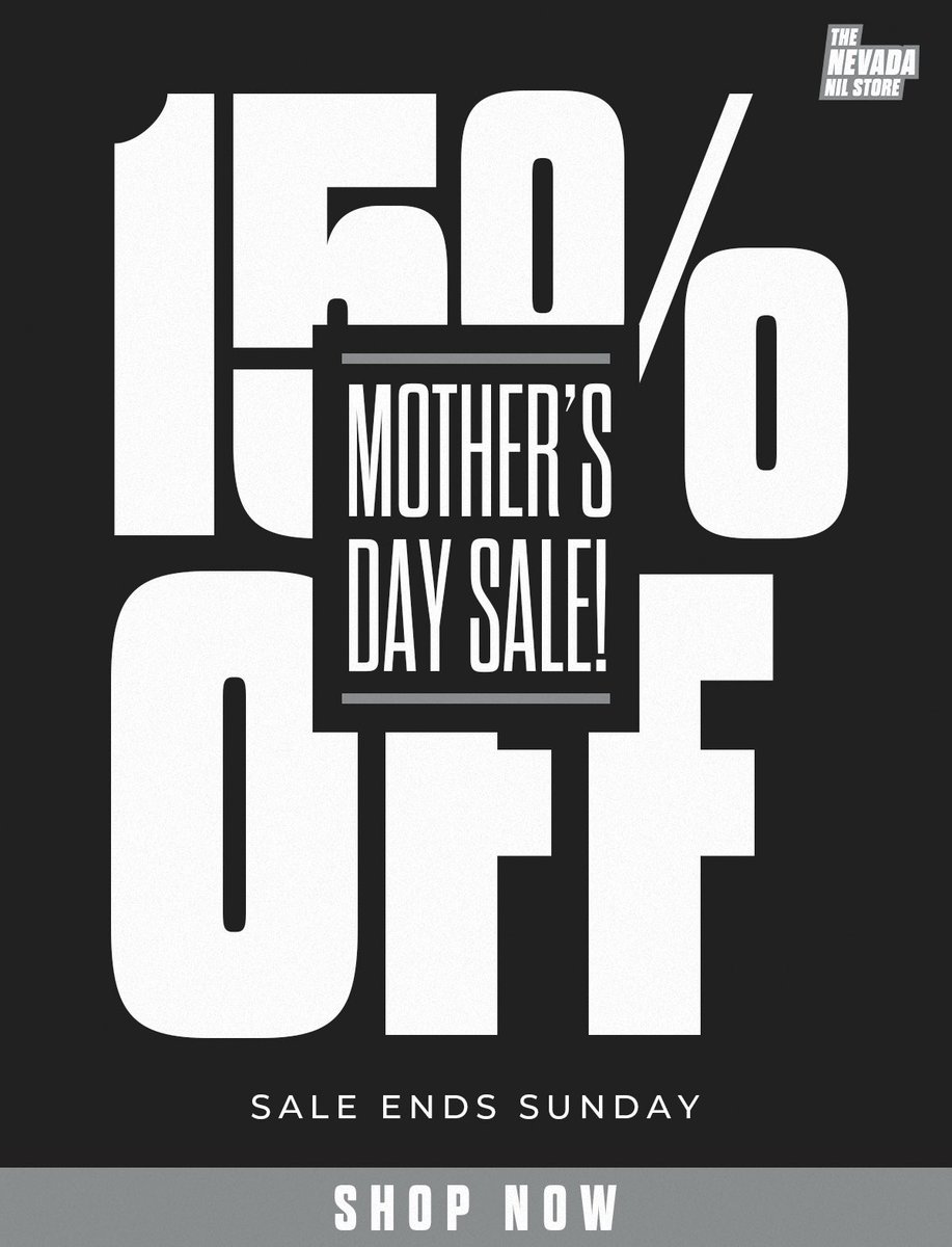 Treat Mom (& Yourself!) 🌸 Enjoy 15% off ALL NIL APPAREL!

No code needed, it’s automatically applied at checkout! Hurry, offer ends Sunday! 💐

Shop Now: nil.store/pages/nevada

#MothersDaySale #NevadaNIL #NevadaNILStore