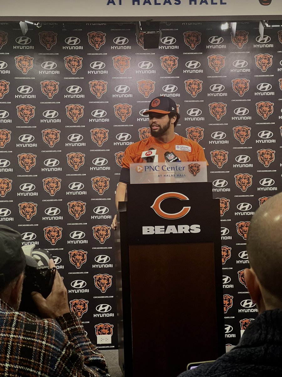 Bears QB Caleb Williams: “To be a good leader, you have to be a good follower first…” Williams says right now he has both ears open and his mouth shut as he gets comfortable with his environment. “For right now, I’m listening more than I’m speaking.”