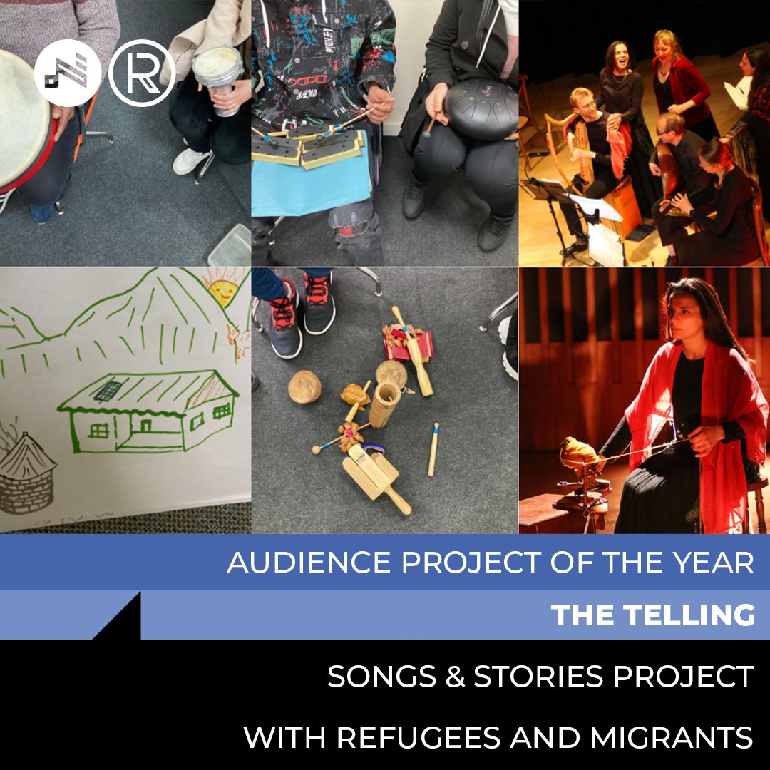 📷 Audience project of the year 📷
— Les mécaniques de l'amour | @talenslyriques
— Songs & Stories Project with Refugees and Migrants | The Telling