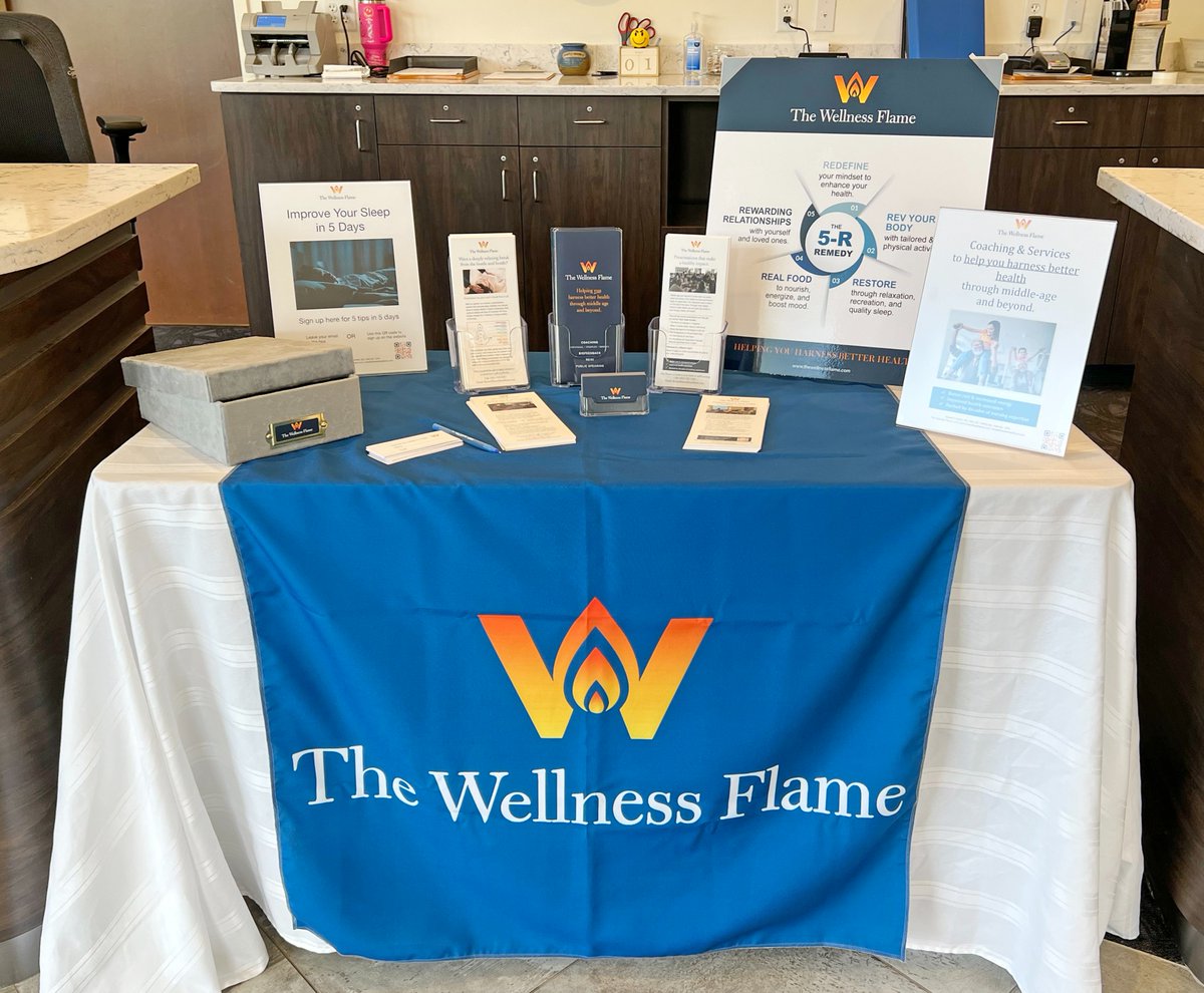 Happy Friday!
🙂Visit our Wakefield business table of the month: The Wellness Flame.

🔥 'At The Wellness Flame, we provide coaching and services that are proven to promote your longevity and vitality.'

Learn more by visiting: thewellnessflame.com

#CreditUnionDifference