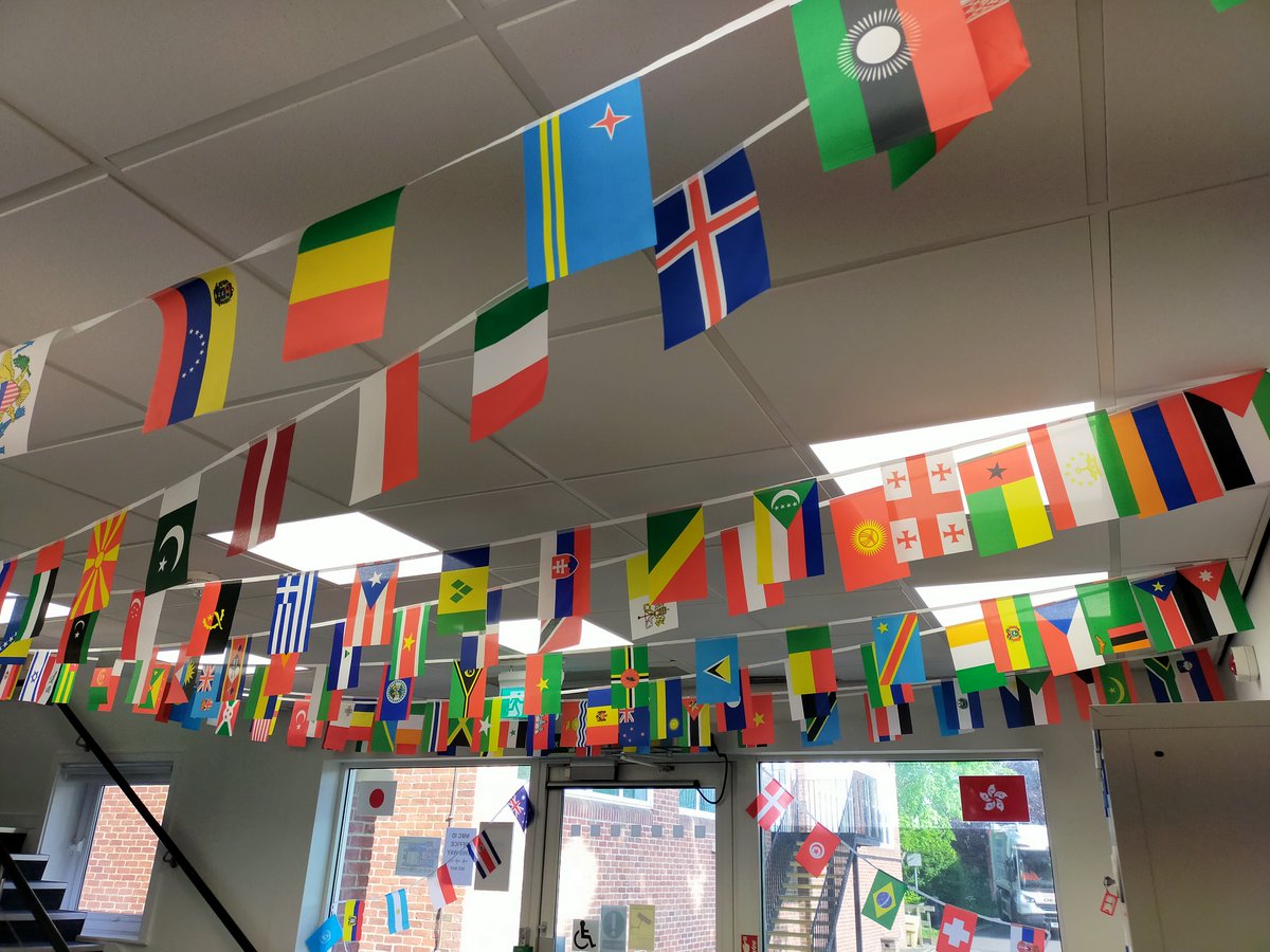 On international nurses/midwives week we have enjoyed looking at the flags which represent all of the countries that candidates have travelled from. #OxfordBrookes #IND #Midwife #OSCE #IEN #IEM