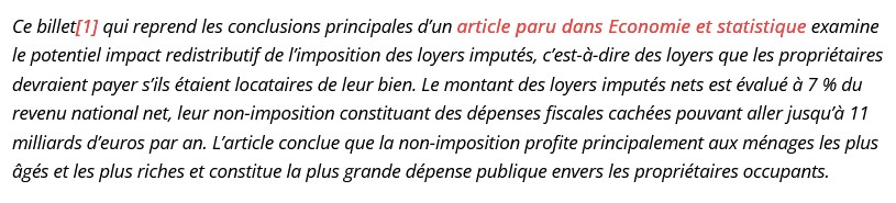 📌Taxer les loyers imputés : vers l’équité fiscale ? @montse_botey et Guillaume Chapelle 🔗urlz.fr/qCHM
