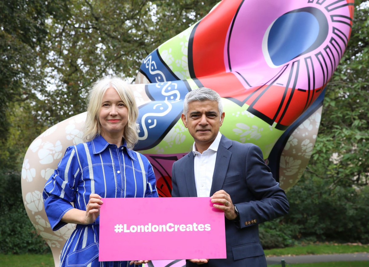 Delighted to be re-appointed as London’s Deputy Mayor for Culture and the Creative Industries by our newly elected (third term!) @MayorofLondon @SadiqKhan ☺️ It’s a privilege to serve this extraordinary city - our awesome global creative capital! ✨