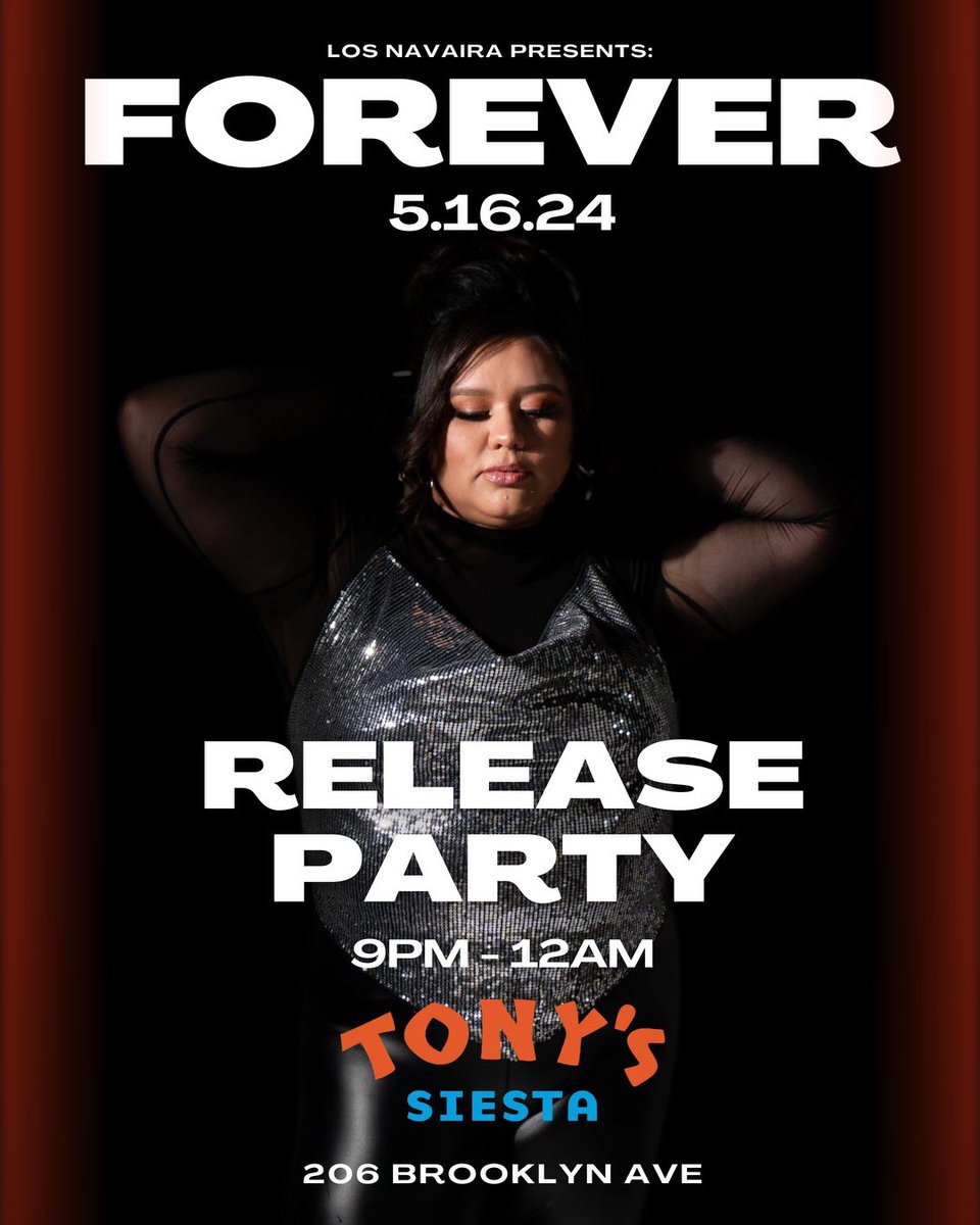 SAN ANTONIO we’ll be hanging out at Tony’s Siesta THURSDAY night for the release and video premiere of FOREVER