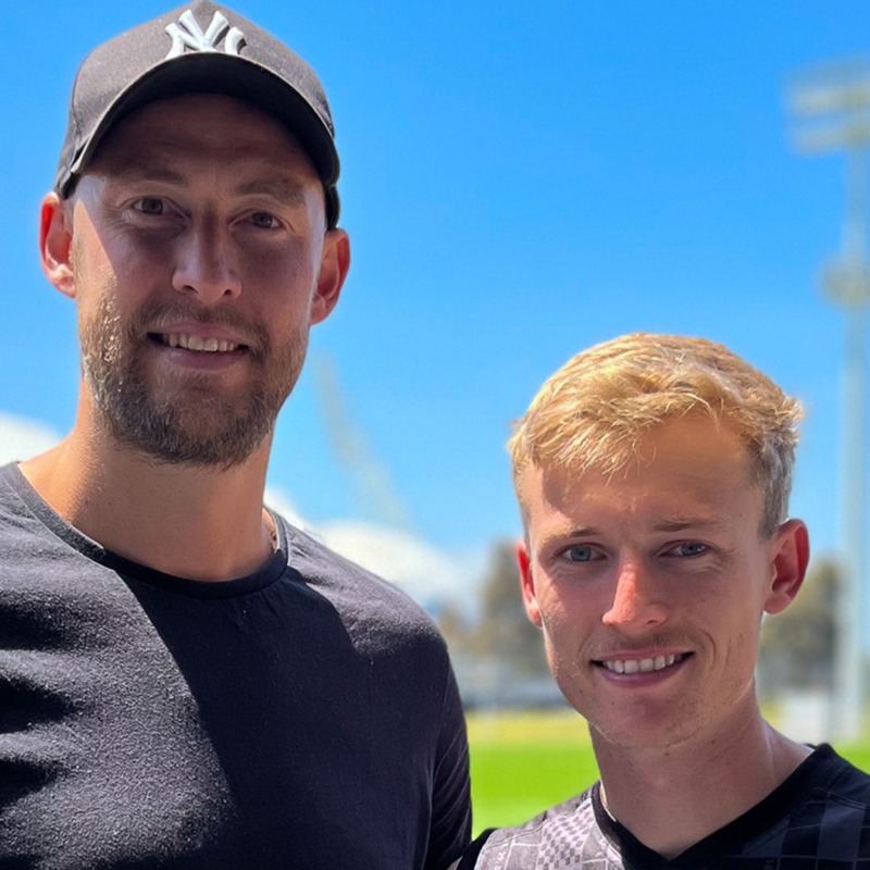 CollingwoodFC's tweet photo. It was just hours after he'd coached his local side to a Premiership in 2022, but Ben Reid had an important call to make to Collingwood headquarters about a blonde-haired dynamo called Joe Richards.

The former Magpie reflects on his relationship with Sunday's debutant: