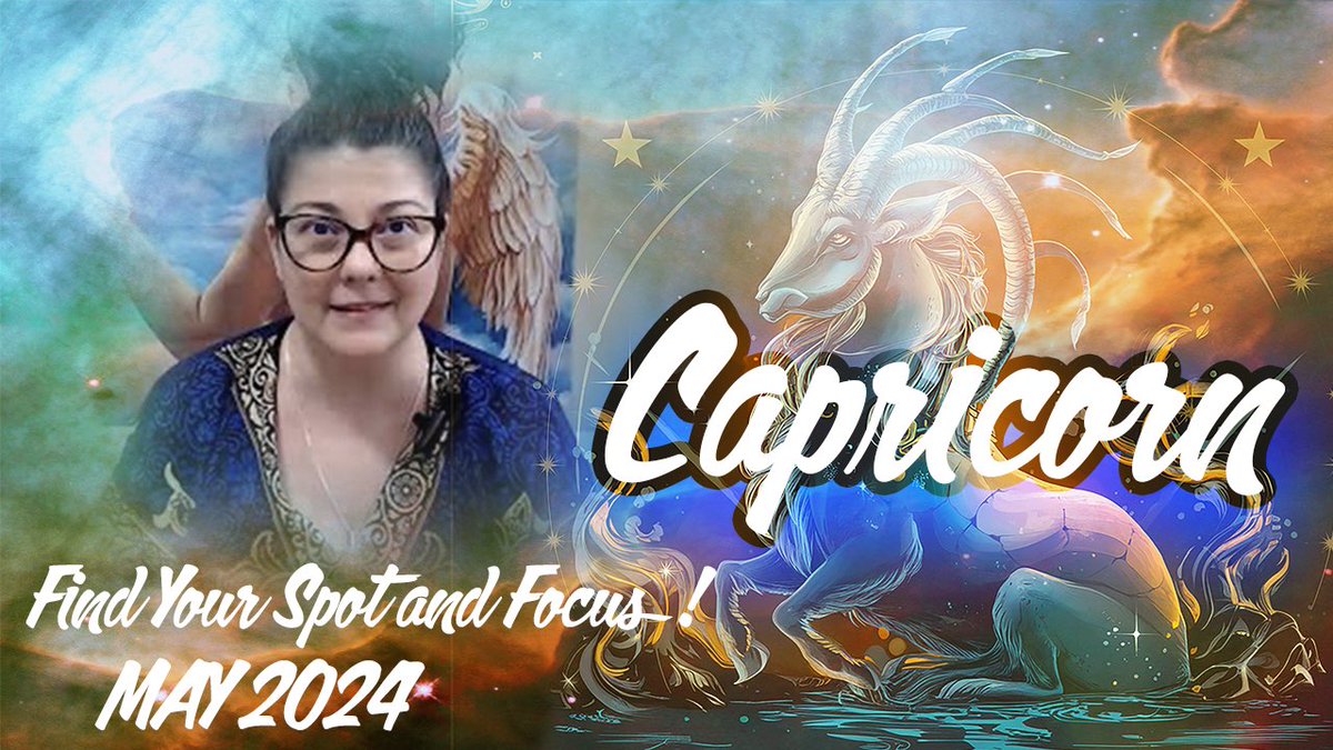 #CAPRICORN, FIND YOUR SPOT AND FOCUS! MAY 2024 TAROT youtu.be/EfZu17-Opvo