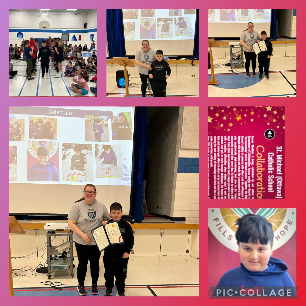 What a wonderful way to end our #CathEdWeek at <a href="/StMichaelOCSB/">St. Michael School (Ottawa)</a>   We recognized a very special student for all of his accomplishments. Y is an inspiration to our whole community. #ocsbCelebratingExcellence <a href="/MmeMicheline/">Mme Micheline</a> <a href="/OttCatholicSB/">Ottawa Catholic School Board</a> <a href="/seankellyottawa/">𝕊𝕖𝕒𝕟 𝕂𝕖𝕝𝕝𝕪</a> <a href="/simpsoncin/">Cindy Simpson</a>