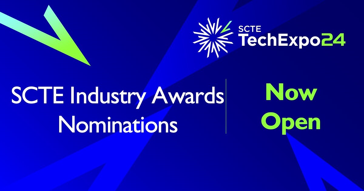Take a moment to nominate someone deserving today. Together, let's celebrate excellence and inspire others to reach greater heights. To submit your nominations, simply visit the SCTE Awards Nomination Website before June 7th: cablela.bs/3QDTVcG