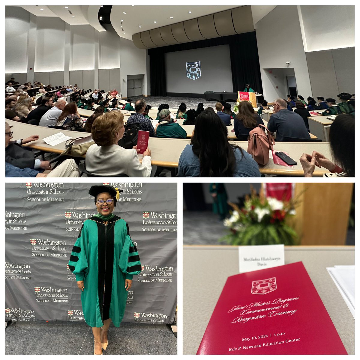 Honored to be the commencement speaker for the Washington University School of Medicine’s Masters Programs. So proud of these, now, leaders of today, challenging them to: Be clear on their why; Be willing to fail forward; and to Be their unapologetic and authentic selves