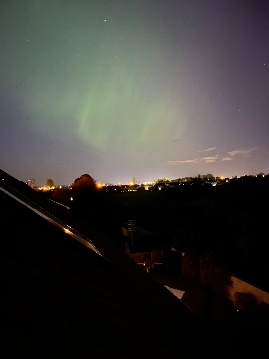 Aurora visible (with camera) over Tullamore tonight