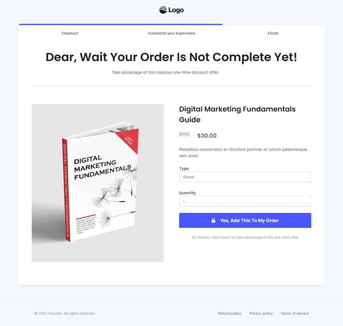 😍 Store Checkout #1: Sales Funnels Free Template - bit.ly/3EBCPWv

✋🏻 YES! I want my free ebook.

Increase Your Sales with the Ultimate Funnel Software!

#SalesFunnelDesign #SalesFunnelExpert #SalesFunnelMastery #SalesFunnelOptimization