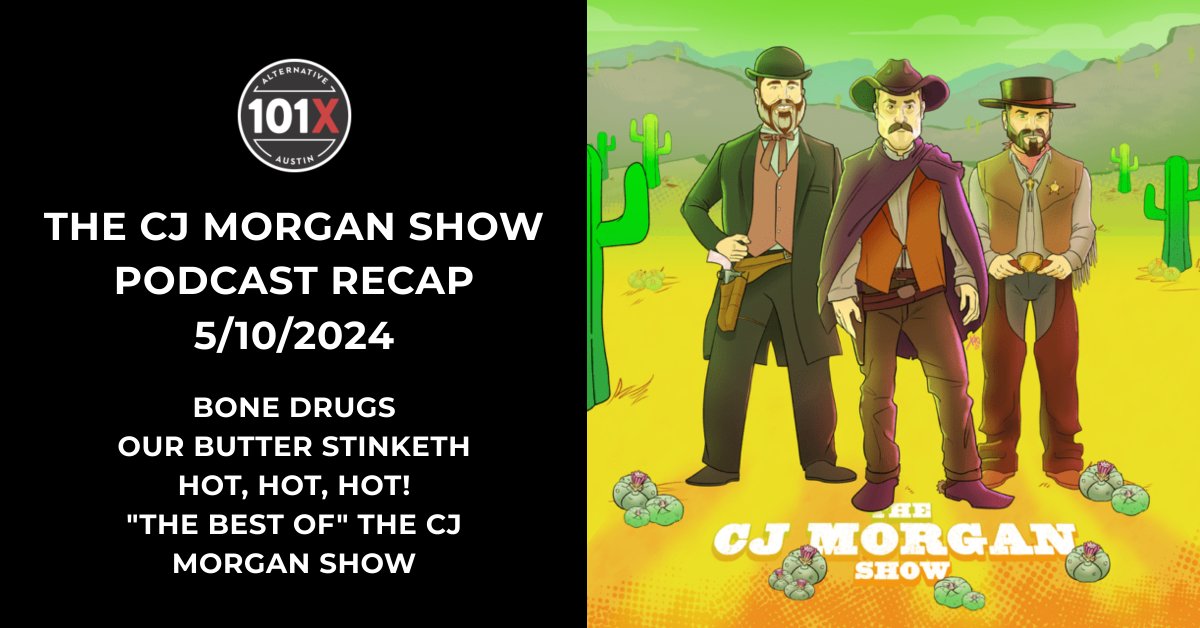 CJ could have been a big Kentucky Derby winner this week; Can Matt fix CJ's broken home? And Spenny is feeling especially Hot, Hot, Hot, with his podcast comments. Find it all and more on the Podcast Recap for The @CJMorganShow at 101x.com/blogs/cj-morga…