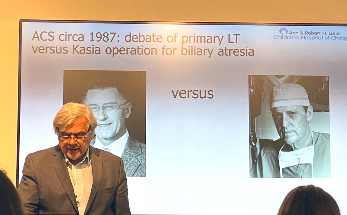 Great hearing these 2 experts @RiccardoSuperin @liver4kids debate primary liver transplant vs Kasai in infants with #biliaryatresia Commitment to doing better for our patients is palpable in this room! @BAREInc_org #BARE2024