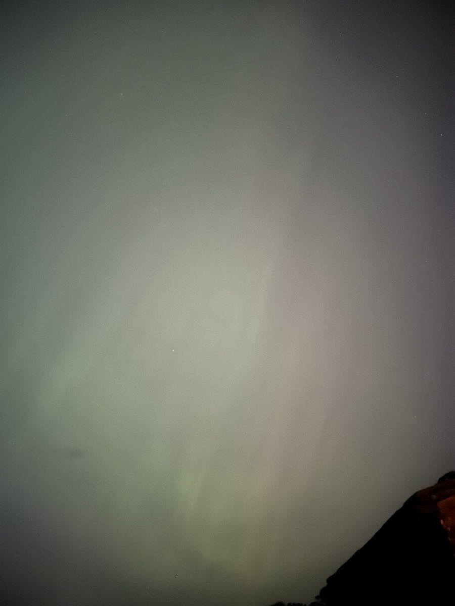 On holiday in Hawes this weekend and it’s the first time I’ve ever seen the northern lights with the naked eye in the UK.