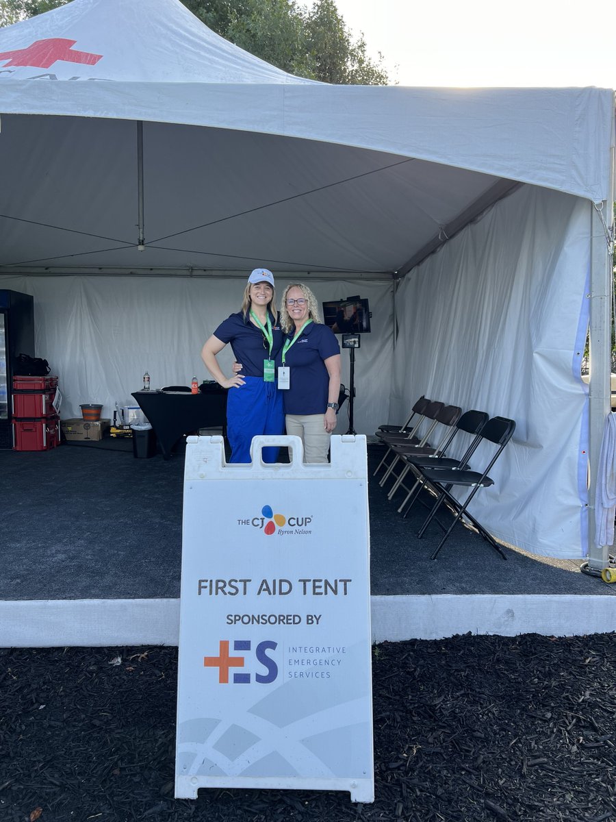 Thank you to our first aid volunteers who served at the @CJByronNelson PGA Tour in partnership with @MckinneyTXFire. Our team cared for spectators, vendors, and players throughout the week. We are proud to play a role in everyone's safety and well-being! ⛳🚑 #CJCup #ByronNelson