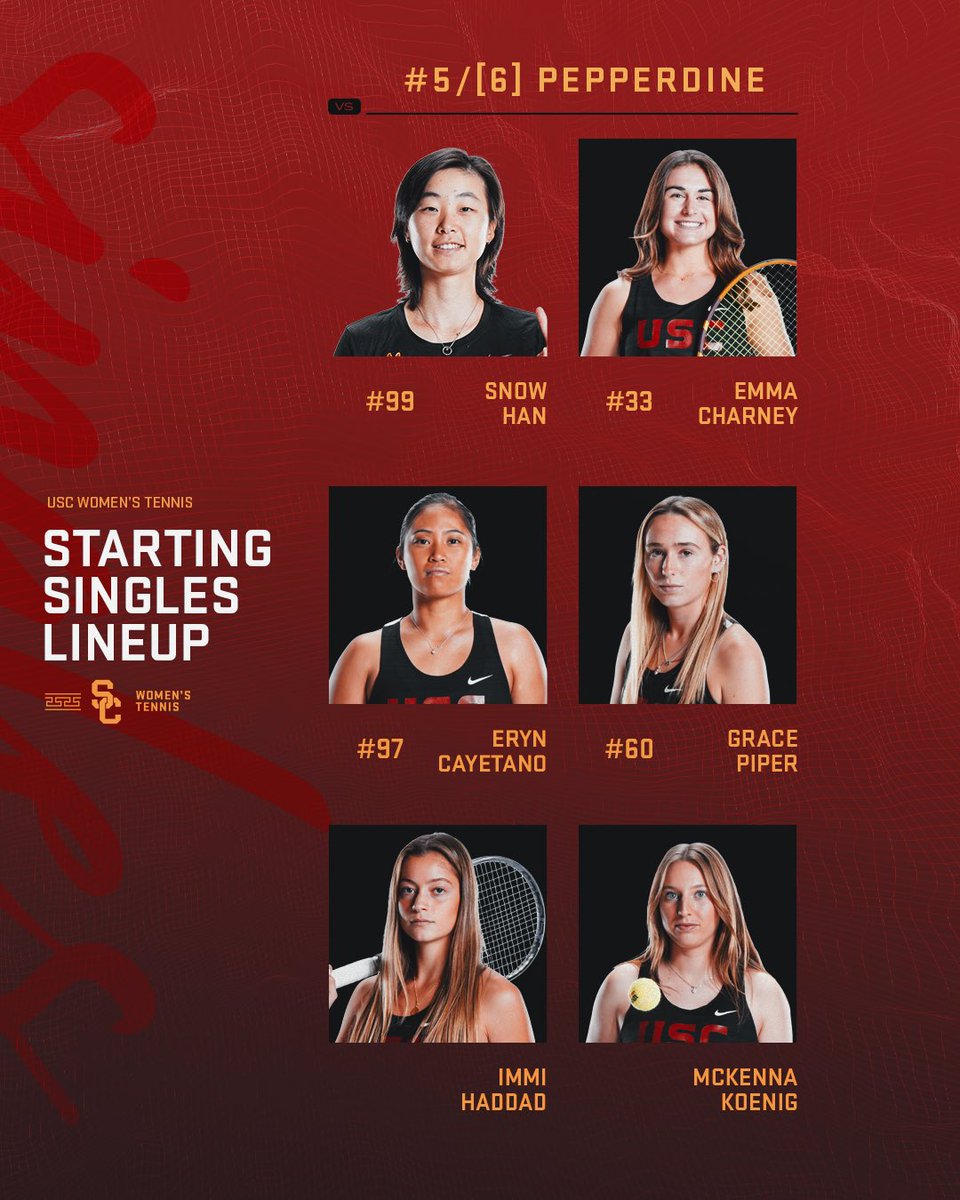 Singles SIX‼️ @CrackedRacquets stream ⬇️ 📺 bit.ly/CRNCAASupers 📊/🎥 bit.ly/USCatPEPP