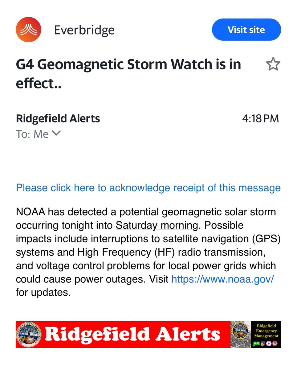 #Earthquake #SolarEclipse and now #geomagneticstorm