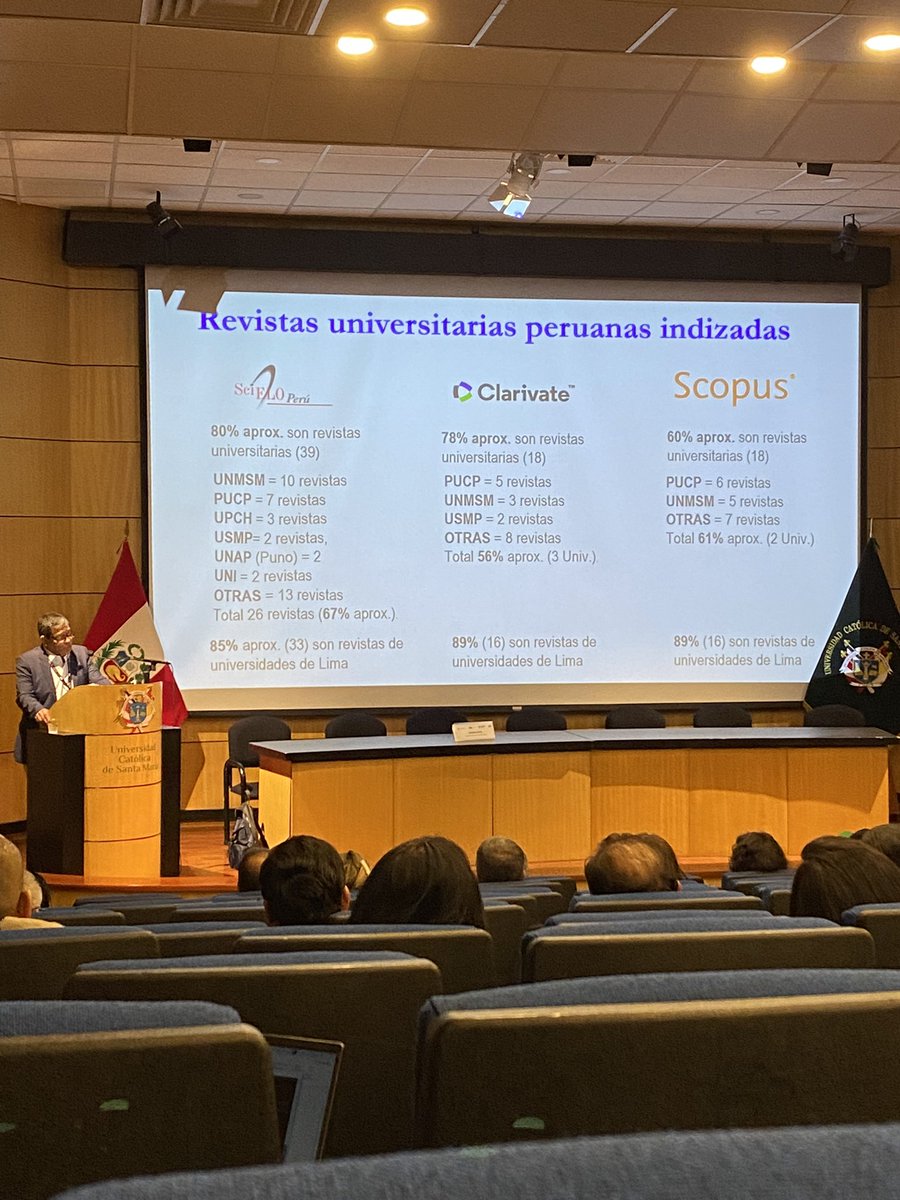@aloestcuz, director de la revista @LetrasLima, presenta un diagnóstico muy claro del papel de las revistas científicas en el sistema peruano de investigación. #CRECS13