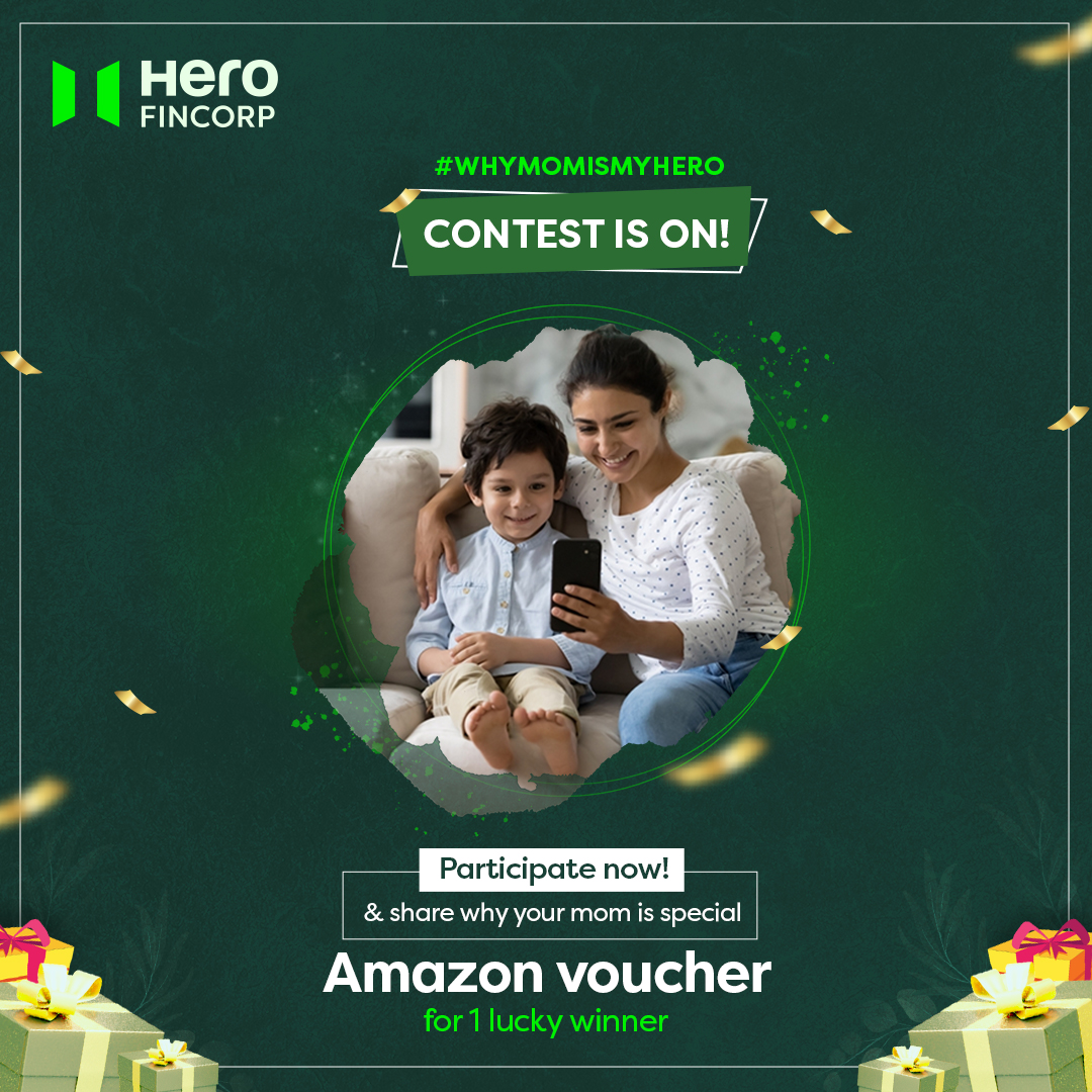 Join the  #WhyMomIsMyHero contest and share why your #mom is extraordinary! 

Stand a chance to win an #AmazonVoucher as a token of appreciation for celebrating your mom's unique qualities.

Participate and win now 🤗

#HeroFinCorp #Mother #ContestAlert