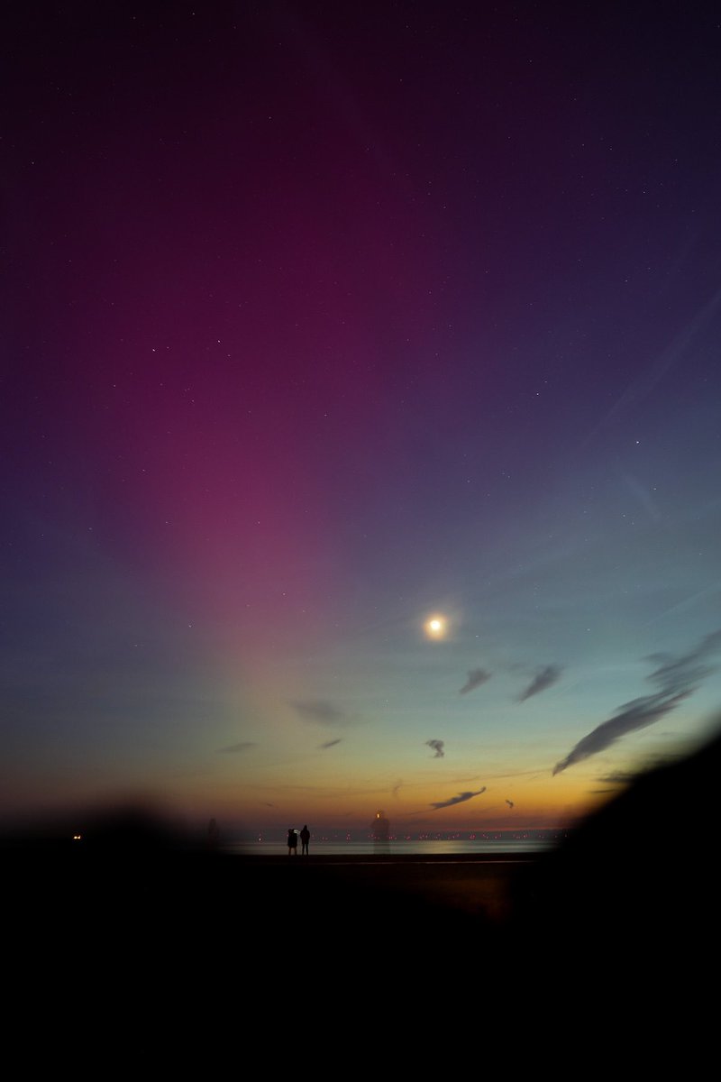N1KS3L's tweet photo. Noorderlicht boven Castricum aan Zee 🌌 #Auroraborealis #noorderlicht #aurora https://t.co/cu2Ry5JDAO