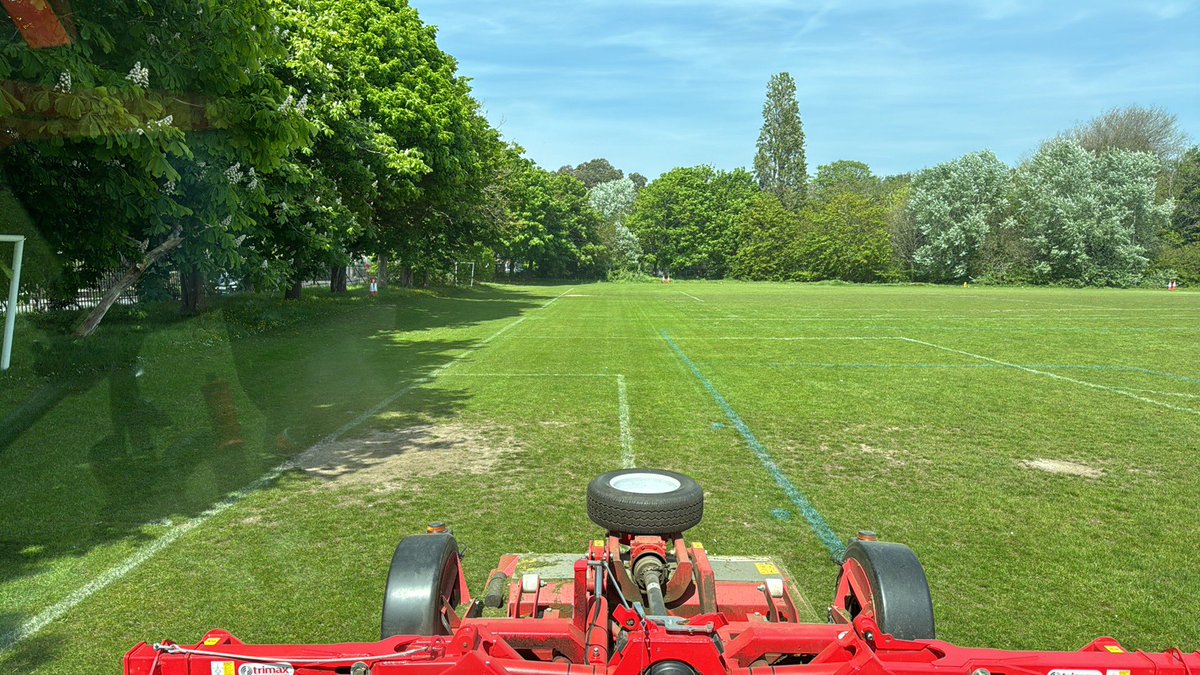 LewisSGCltd's tweet photo. Training Ground &amp; Academy Koroing for AFCB this week, line marking for tournaments across the south coast and regular mowing undertaken this week. https://t.co/jhpWvjwSun
