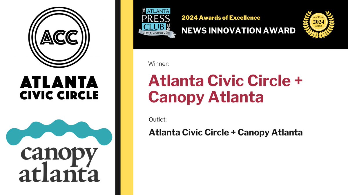 A big thank you to our Co-Title Sponsors Acuity Brands and Norfolk Southern and our Support Sponsor Georgia Humanities. Congratulations to our 2024 Winners! For more information please visit: bit.ly/4aed1NG