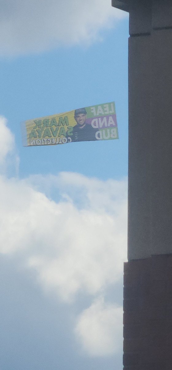 Hey, I can't remember the last time I've seen one of those... Sigh Just another weed advert. #detroit #weed #skybanner