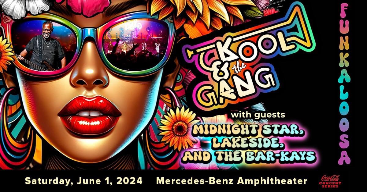 Alabama, are you ready to get down on it with us on June 1st? We’re bringing the funk to Funkaloosa at @MercedesBenzAmp 

#koolandthegang
#funkaloosa
#alabamaconcert