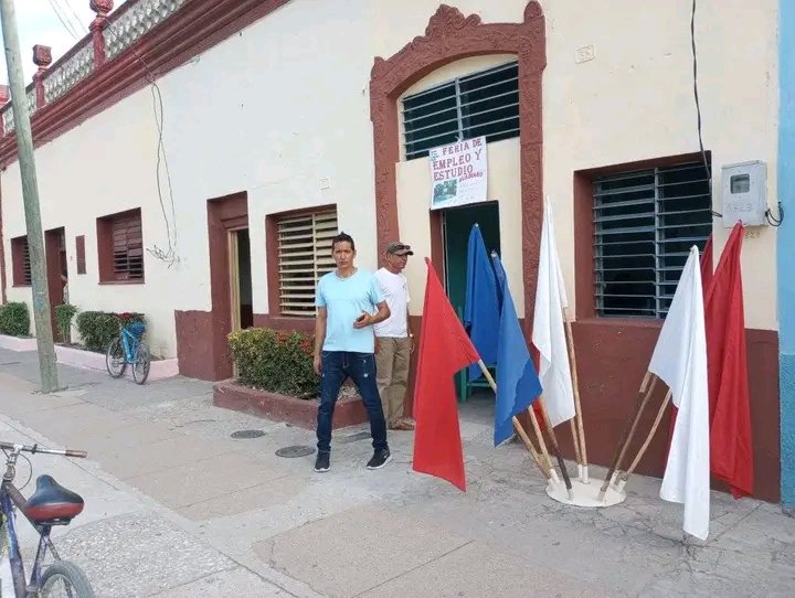 #Cuba #Camagüey  en #Guaimaro se desarrolló feria de oportunidades al empleo y el trabajo, en esta ocasión deja 35 guaimareños incorporados a estás modalidades.
#PorCamagueyTodo
#GuaimaroVaPorMasYConTodos