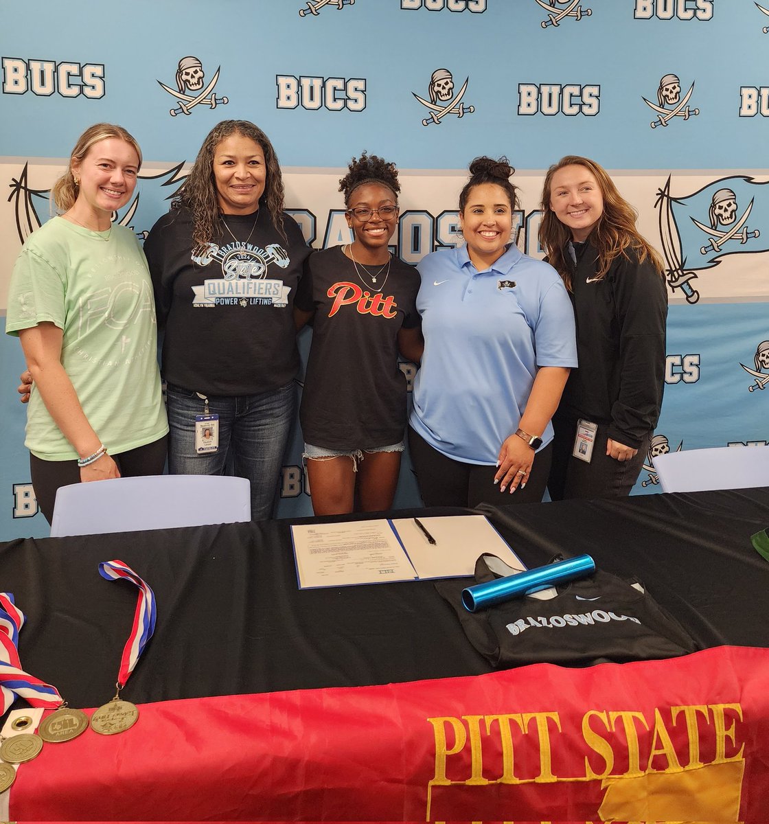 Congratulations to <a href="/brooklynbaker_3/">Brooklyn baker</a> for signing to continue track and field at Pitt State. We are so proud of her!! Can't wait to watch her do her thing! ❤️