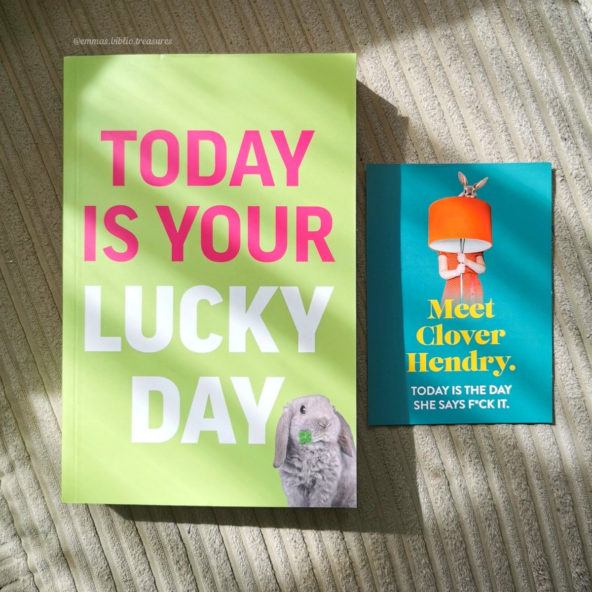 'CAN SHE SAY F*CK IT, JUST FOR ONE DAY?' 

I can't wait to read #LuckyDay by @BethMorrey This sounds like uplit at its best. Thank you @HarperFiction for my proof copy

Out June 20th
bit.ly/3WwvCRP

#Bookmail #BookTwitter #EmmasAnticipatedTreasures